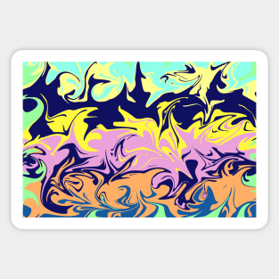 Colorful storm design Sticker